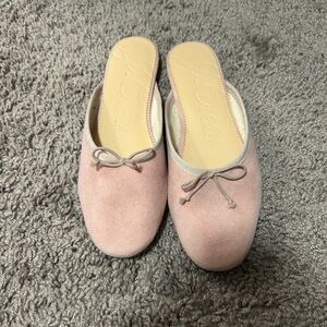 J. Crew Blush Suede Women's Mules